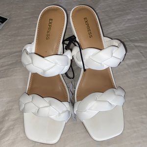 NWT strappy heels